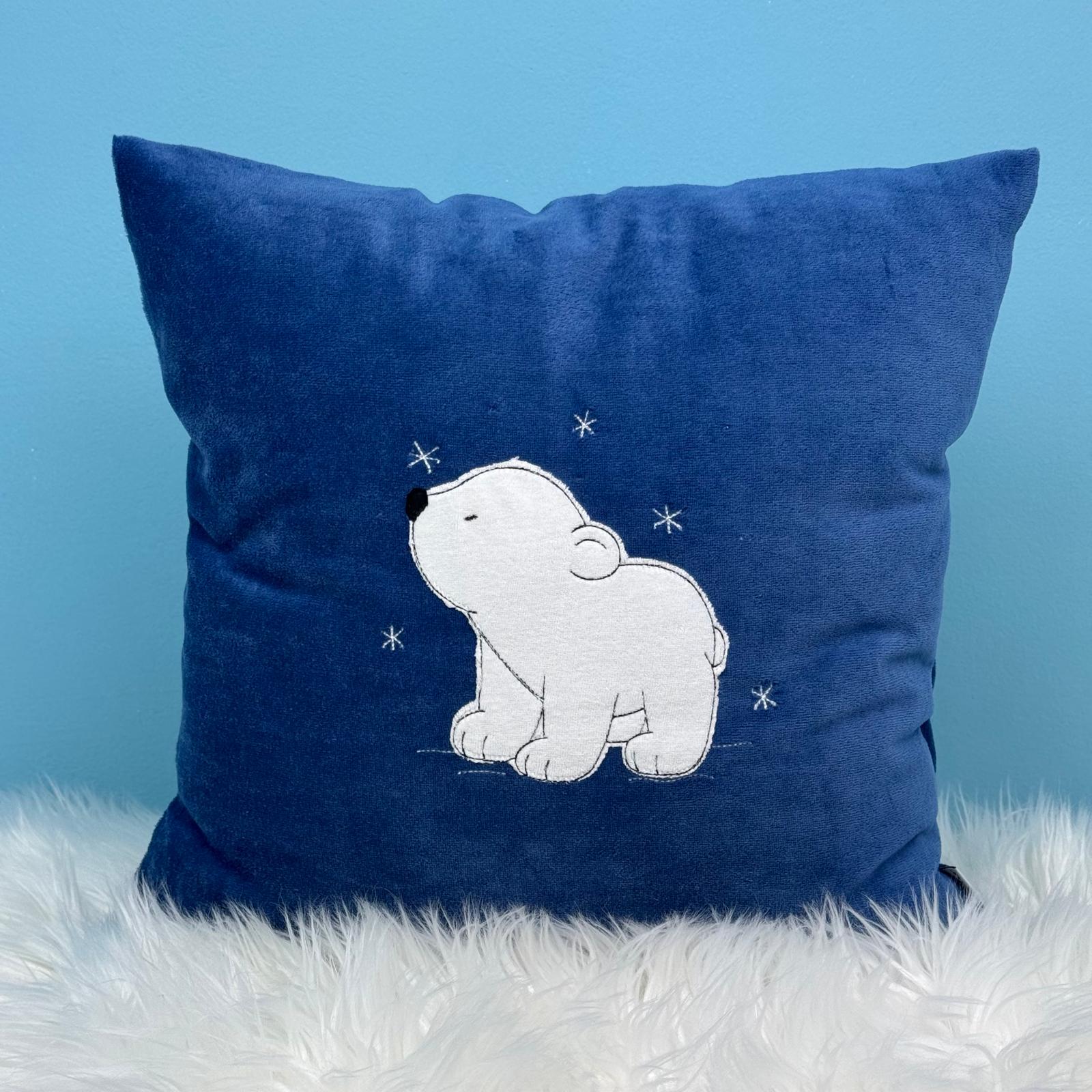 Kissen mit Eisbaer